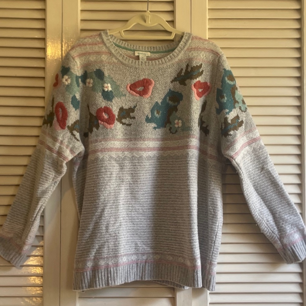 Sundance Bold Botanic Wool Sweater